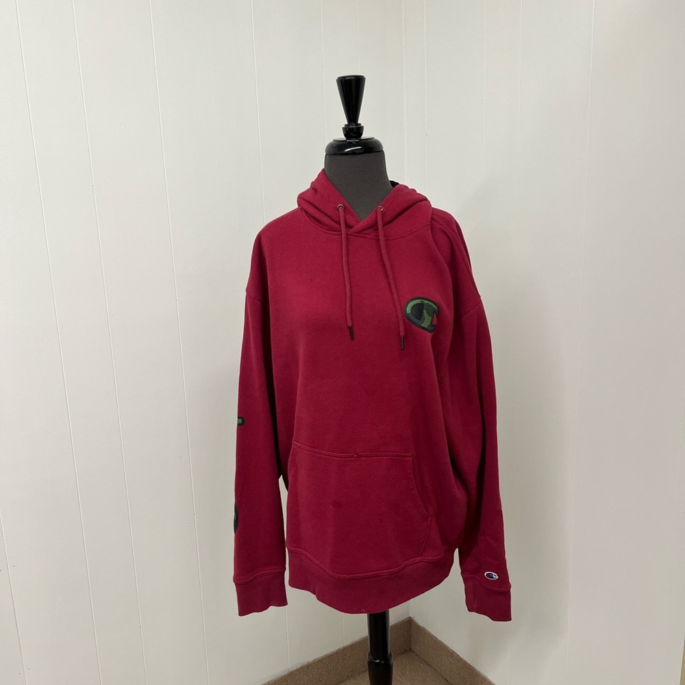 Champion Men's Burgundy Hoodie